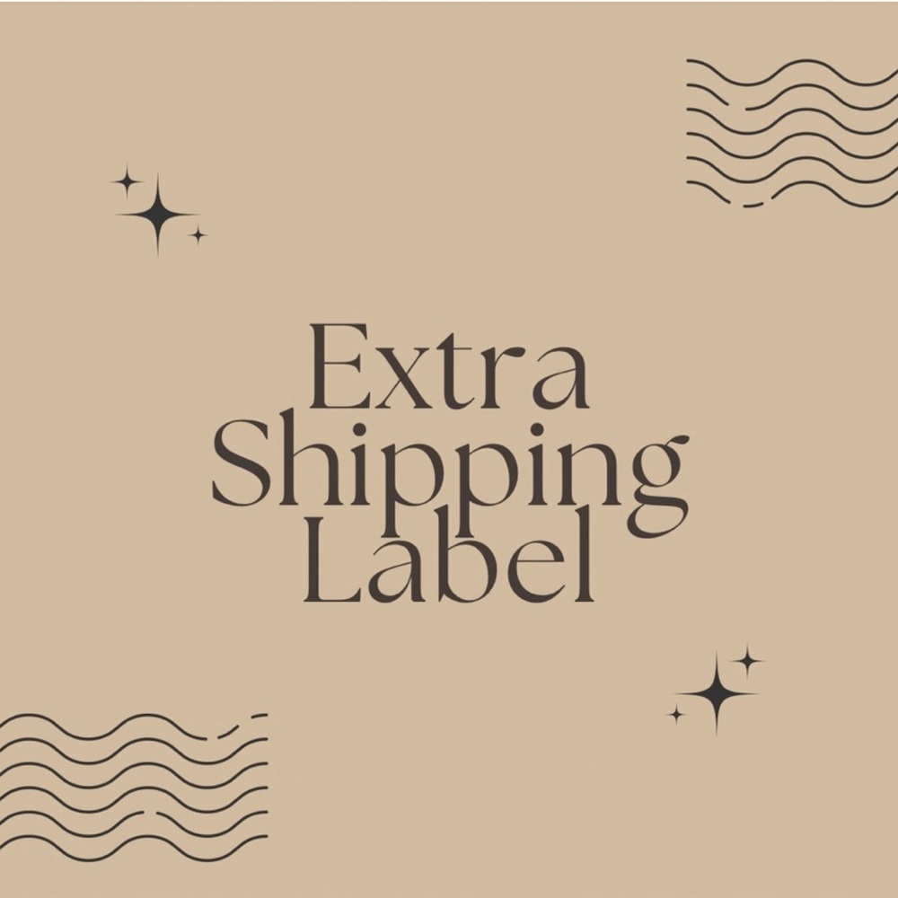 Extra shipping label
